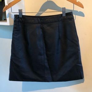 Topshop Leather Miniskirt